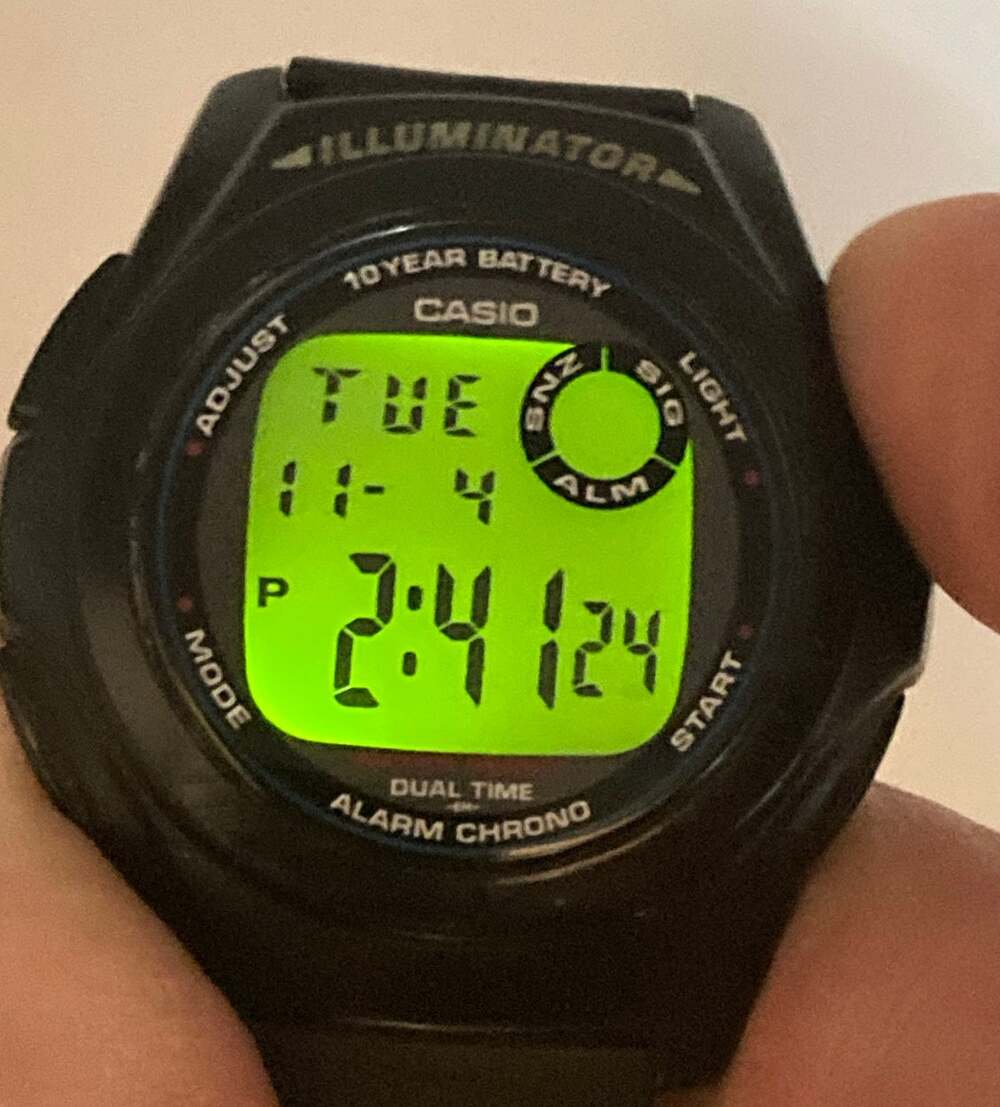 Casio Illuminator Men's Alarm Chrono Multifunction WR Dual Time Watch 40mm